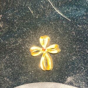 Vintage Avon Gold tone Cross Charm. Like New.